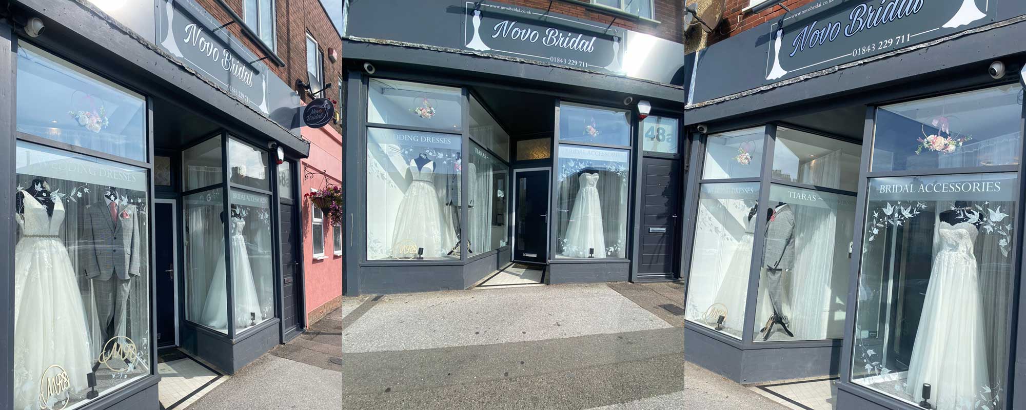 Our Novo Bridal shop at 40 Canterbury Road