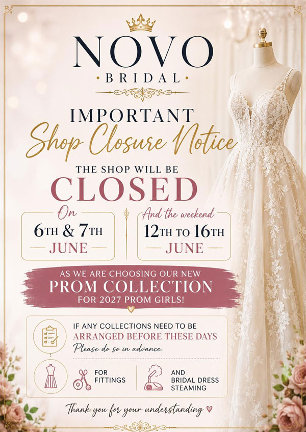 Shop Closure June 2026
